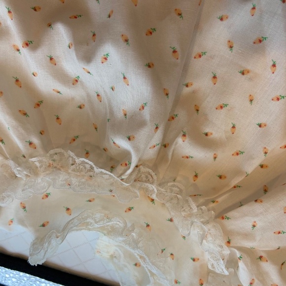 Vintage COLECO Cabbage Patch Kids Original Floral Lace Dress - Picture 12 of 12